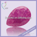 rough pear shape amethyst ice zirconia synthetic diamonds